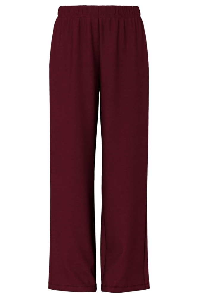 PCCHILLI HW WIDE SWEAT PANTS NOOS B 17140745 TAWNY PORT